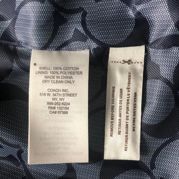 Coach short trench coat - Picture 6 of 7